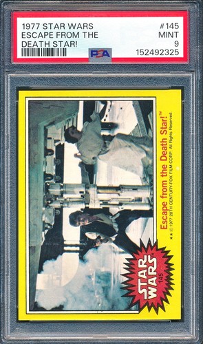 1977 Topps Star Wars #145 Escape from the Death Star!