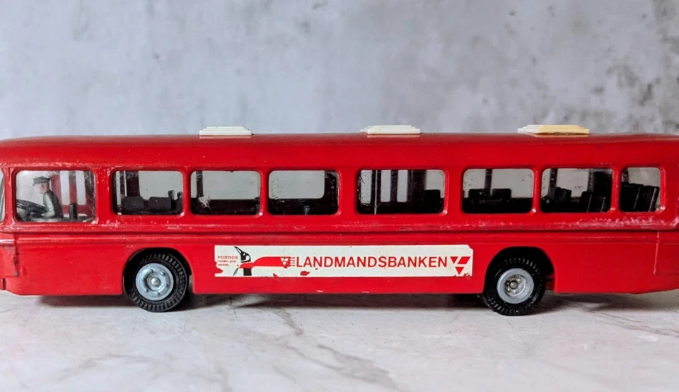 Tekno 851 Scania CR-76 Red Bus Coach Die Cast Made In Denmark  — 第 2/4 张图片