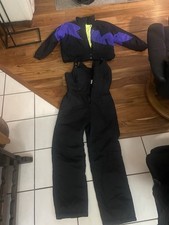 Vintage Profile Women's Ski Jacket Overalls Set Snow Suit Read For Size