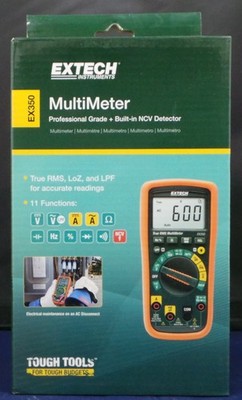 Extech EX350: RMS Professional MultiMeter with NCV BRAND NEW