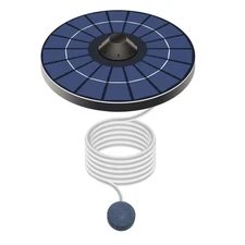 Solar Floating Pond Aerator 2.5W Solar Powered Air Pump with Air Hose and Bub...