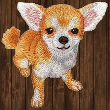Chihuahua Embroidered Patch — Iron On
