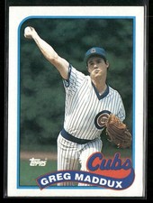 1989 Topps #240 Greg Maddux Chicago Cubs