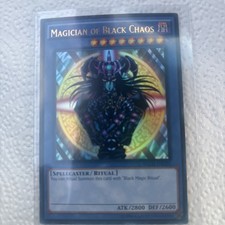 Yugioh Card Magician of Black Chaos SR PSA 8, Premium Pack PP01-EN001, 2007 1