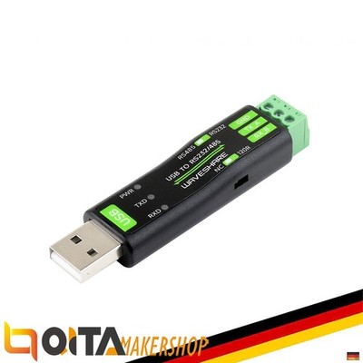 WaveShare USB zu RS232/485 Serial Converter Konverter (Original FT232RNL Chip）