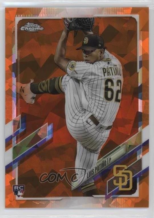 2021 Topps Chrome Sapphire Edition Orange 14/25 Luis Patino #205 Rookie RC v9t