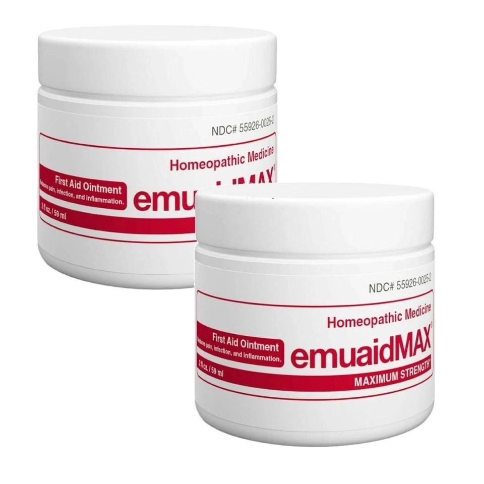 3PCS EMUAID Maximum Strength First Aid Ointment 2oz 59ml for Itchy Skin - image 2 of 4