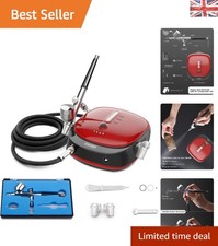 Versatile 70 Min Wireless Airbrush Compressor Kit with Adjustable Pressure Modes