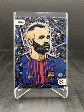 2022 Topps Project 22 Soccer Andres Iniesta by Ivan Beslic Autograph Sketch SP