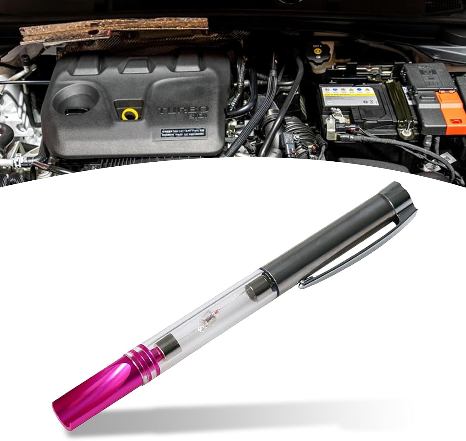 1-Pack Car Ignition Test Pen for High-Voltage Line Detection - Multicolor