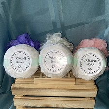 Homemade Body Bar Soap - 3 pack Jasmine
