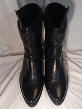Harley Davidson Boots Womens Size 8 Side Zipper Excellent Pre Owned Condition
