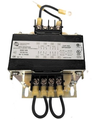 HPS Spartan SP500SP Open Style Control Transformer, 208/416 VAC Primary, 120/240