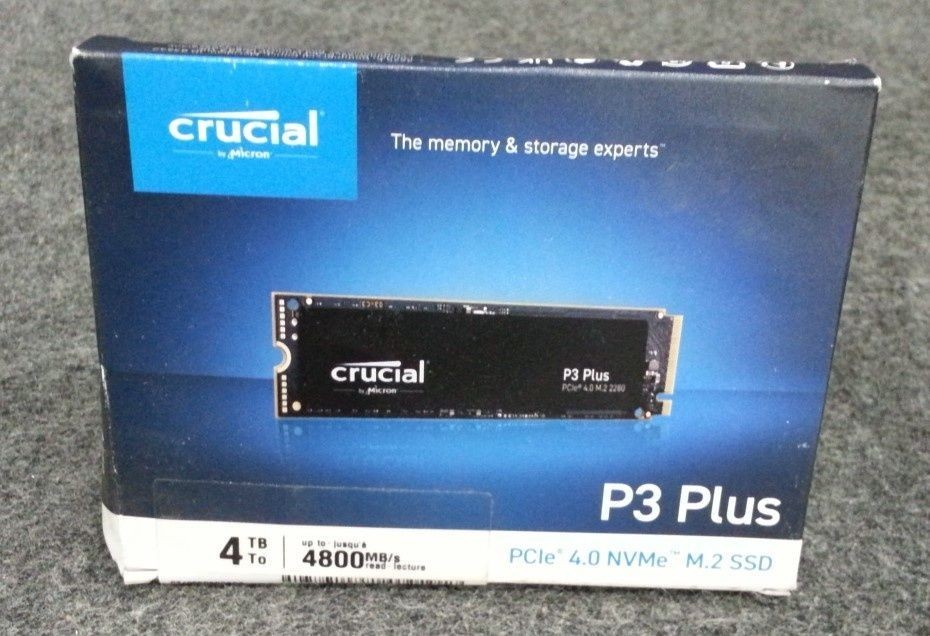 Crucial P3 Plus 4TB NVMe Internal SSD (CT4000P3PSSD8) for