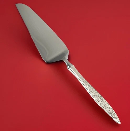 Wallace Spanish Lace Sterling Silver Cake/Pie Server 11.25" Mid-century USA