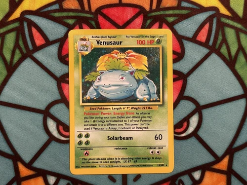 New ListingVenusaur - 015/102 - Pokemon Base Set - Holo - 1999 Wizards of the Coast