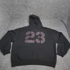 Jordan Sweatshirt Mens XL Black Brooklyn 23 Oversized Hoodie Sweater Nike Air