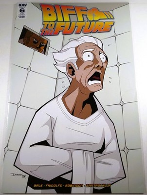    BIFF TO THE FUTURE #6 VF- DEREK FRIDOLFS SUB VARIANT IDW 2017 HTF BTTF back