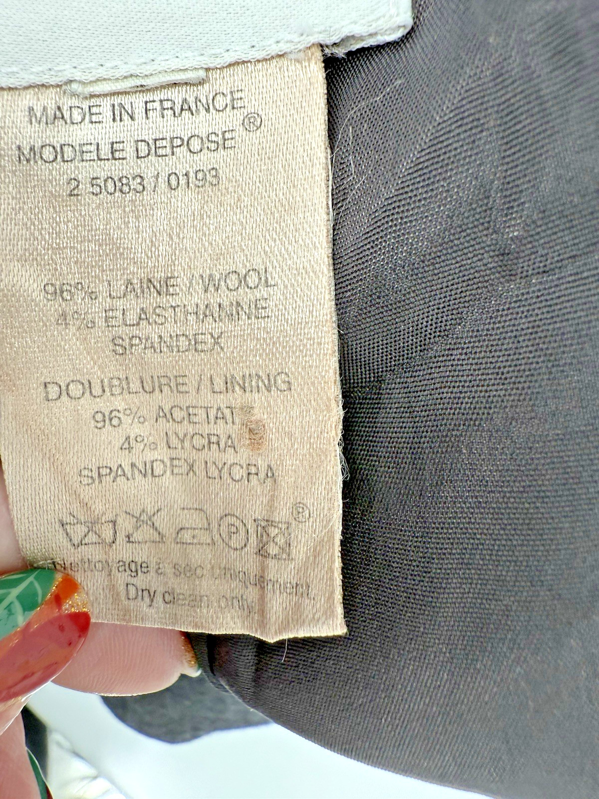 CELINE Paris Gray Two Button, 3 Button Sleeve Bla… - image 12