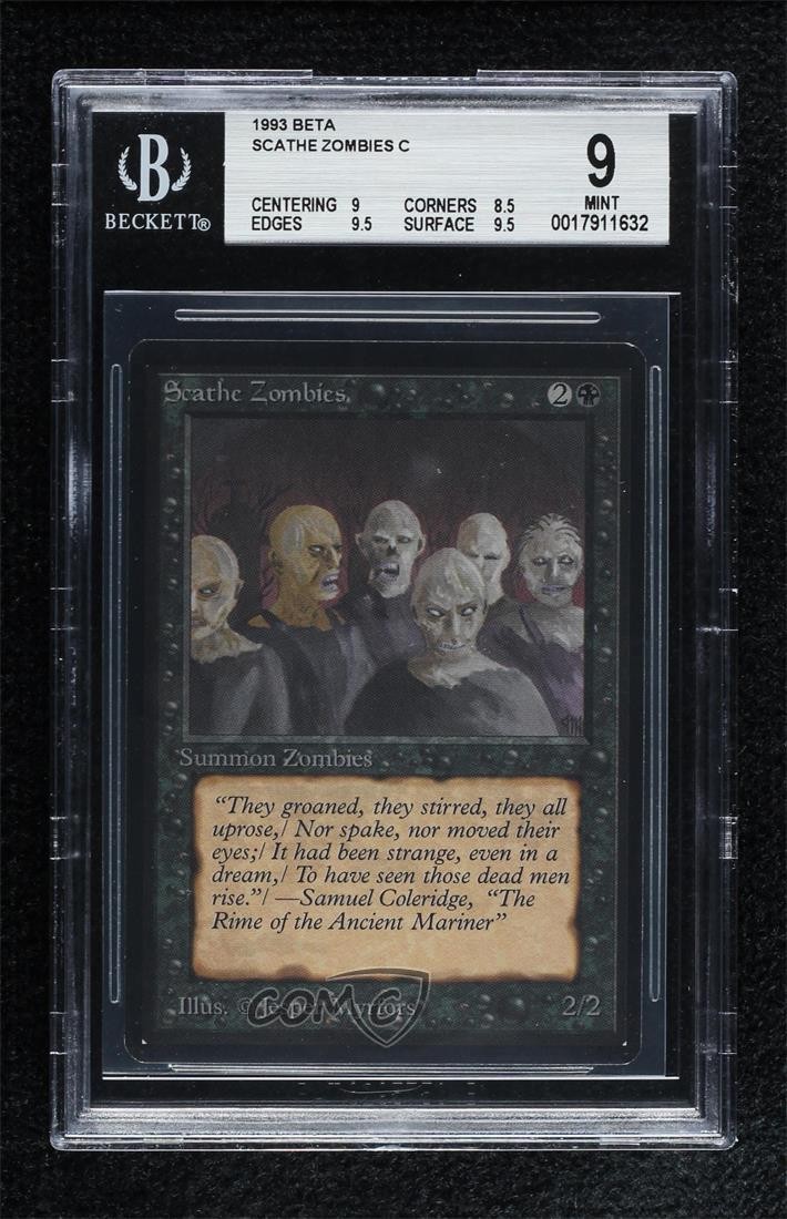 Scathe Zombies Magic: Limited Edition Beta BGS 9 MINT 1993