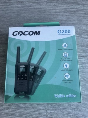 GoCom G200 Walkie Talkies - Two Way Radios
