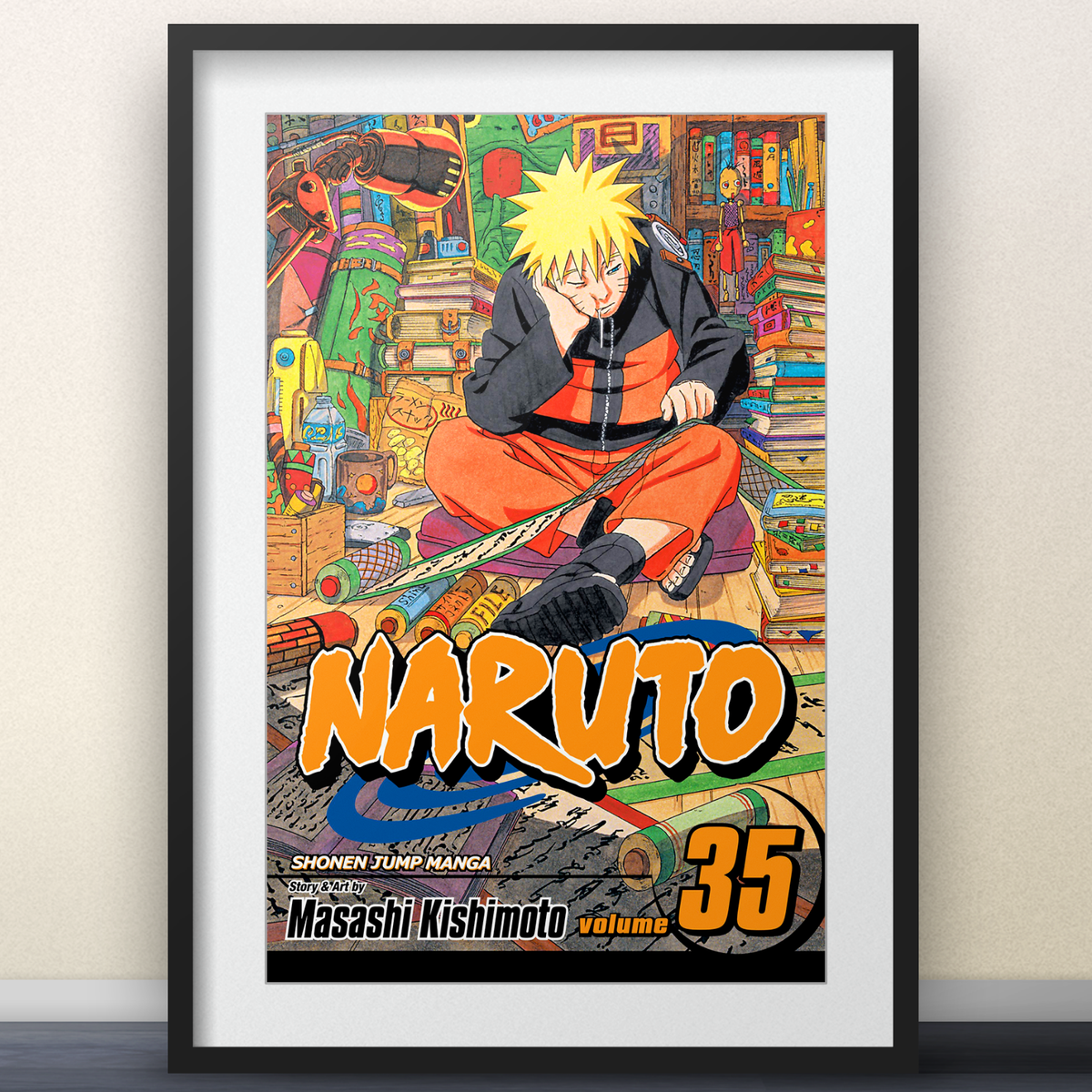 Naruto Vol 35 Cover Art - 11x17