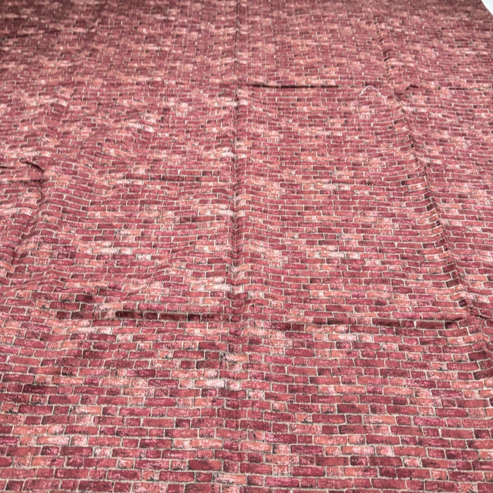 marcus brothers Fabric red brick faye liverman quilting cotton 104x43 2.8 yard - Image 2 of 4