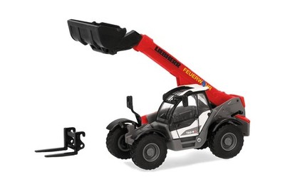 herpa 098700 Liebherr Teleskoplader T60-9S Feuerwehr 1:87 NEU + OVP