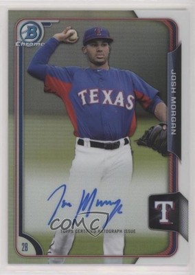 2015 Bowman Chrome Prospects Refractor 438/499 Josh Morgan #BCAP-JOM Auto 0vp1