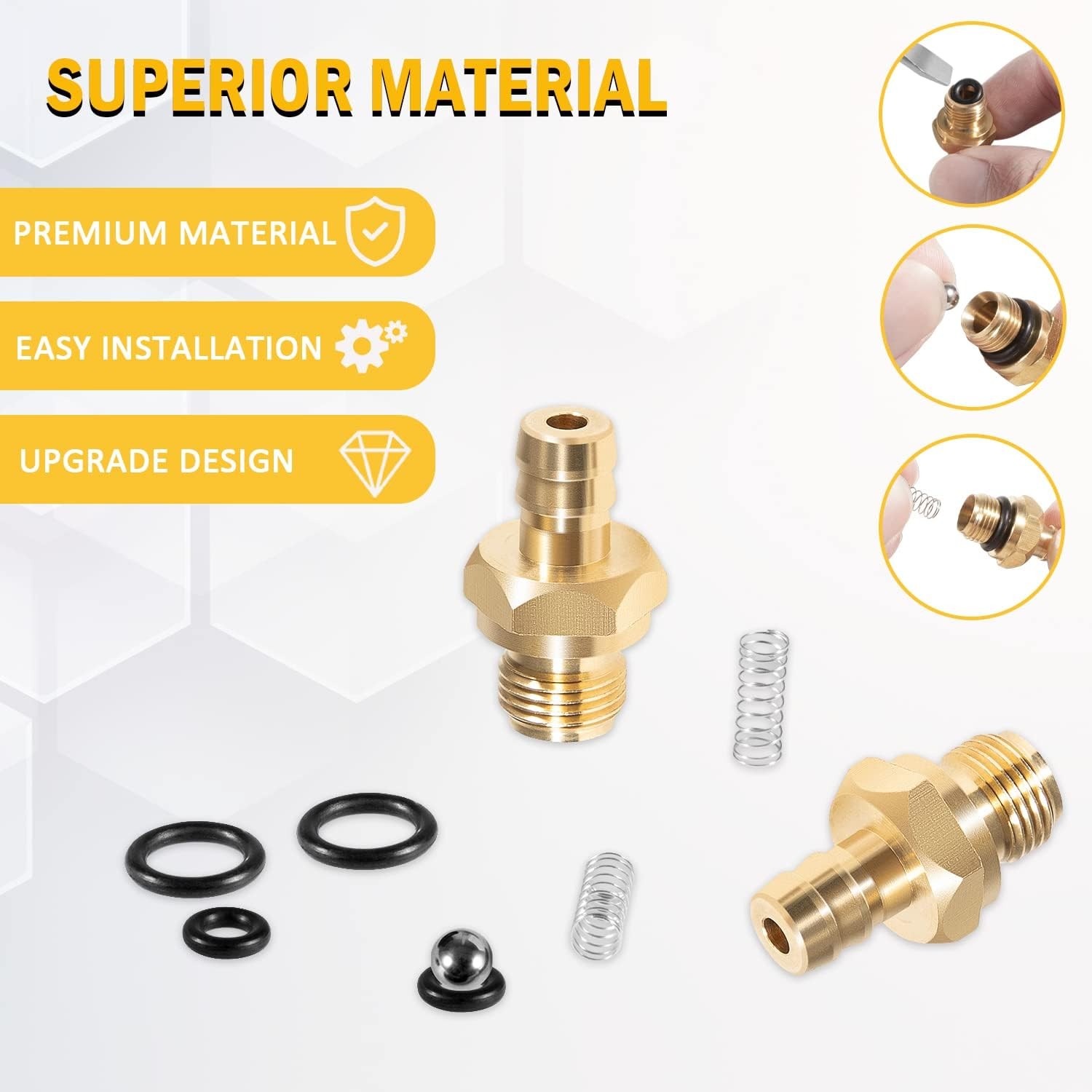 Pressure Washer Chemical Soap Injector Kit for Briggs and Stratton, Homelite, Ry