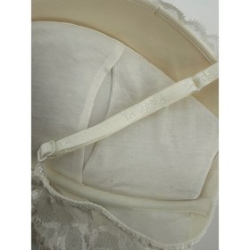La Perla Ivory Lace Push Up Bra Padded Underwire Strappy Adjustable Straps Lux