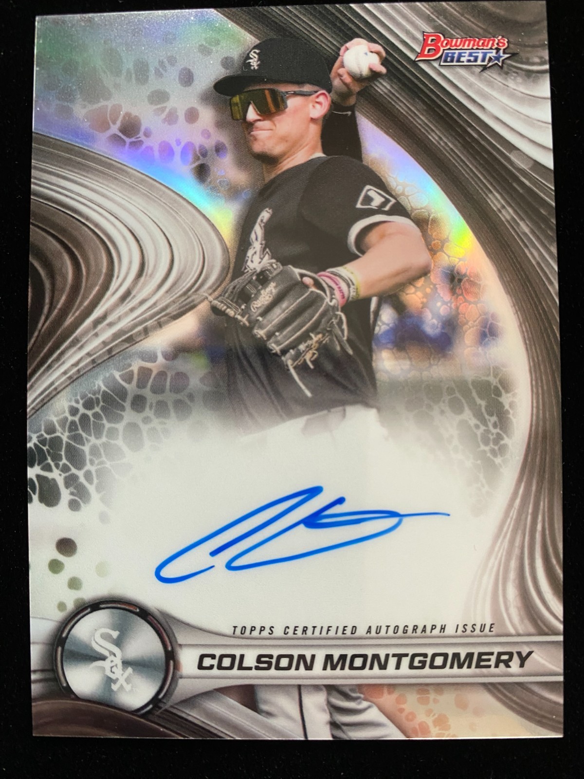 2024 Bowman's Best COLSON MONTGOMERY B24-CMO REFRACTOR AUTO Chicago White Sox SP