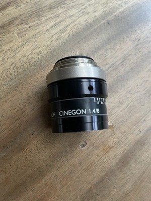 Schneider-Kreuznach Cinegon 1.4/8.  C Mount