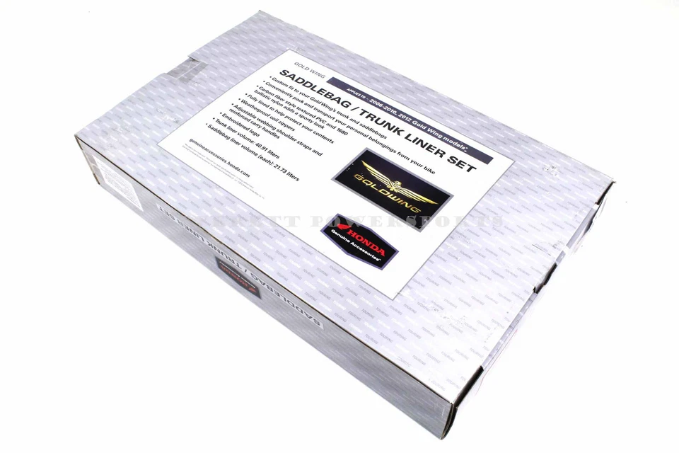 Juego de forros de maletero para alforja 06-17 Goldwing 1800 juego de bolsas de equipaje OEM Honda #L74* Foto 4 de 4