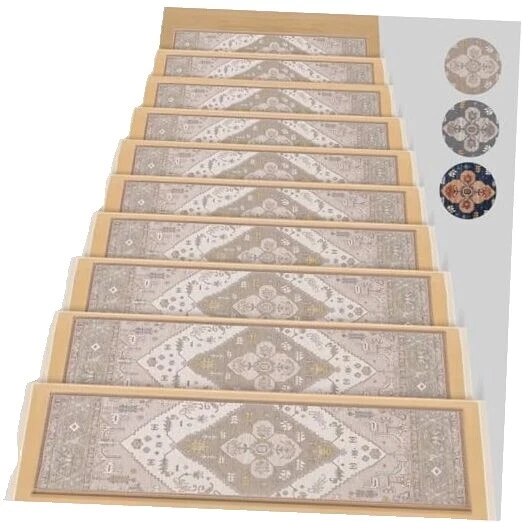 Caucho abstracto Alfombras de escaleras