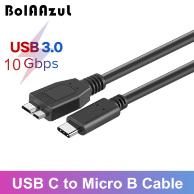USB-C Auf Micro-USB 3.0 Kabel 0,5 M – Für Externe Festplatten Von Toshiba, Seagate, WD