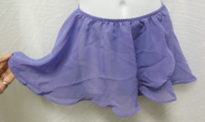 Bloch Dance Mock Wrap Skirt Child 6x-7 CR5110 lavendar georgette