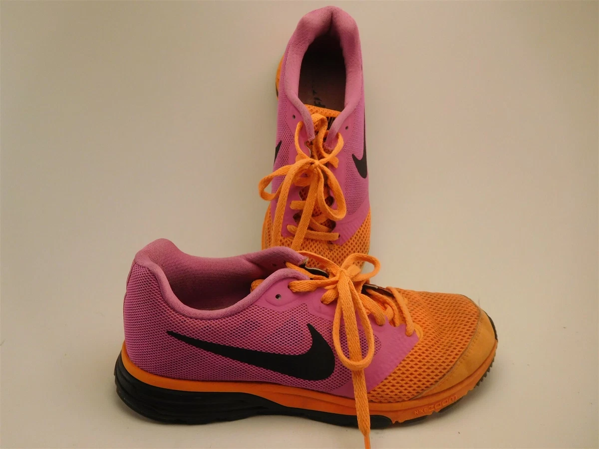 Nike Zoom Fly Womens Orange Purple Training Running Shoes Size 7 630995 805