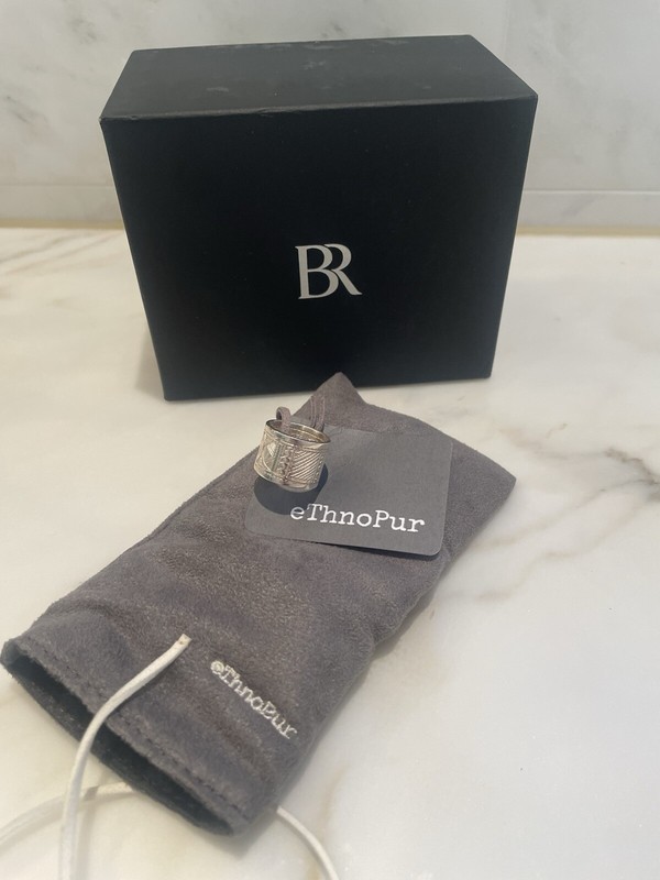 BRAND NEW With Tags Banana Republic Sterling Silver Ethnopur Size 7 Azawagh Ring