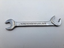 Vintage P & C 3/8 x 11/32 No 136 Midget Open End Wrench - Made in USA