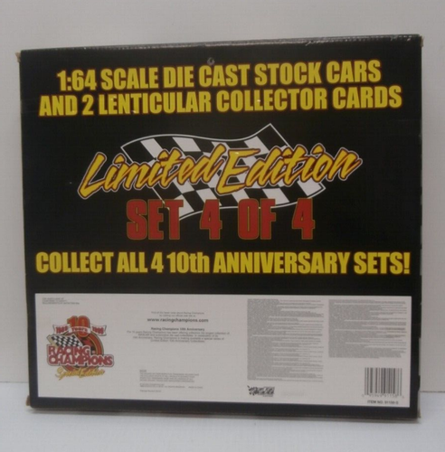 Nascar Limited Edition Collector's Set 4 of 4 Racing Champions 1:64 NIB - Picture 5 of 5