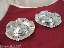 Incubus Wheels Chrome Custom Wheel Center Caps # EMR500-CAR-CAP SET OF TWO