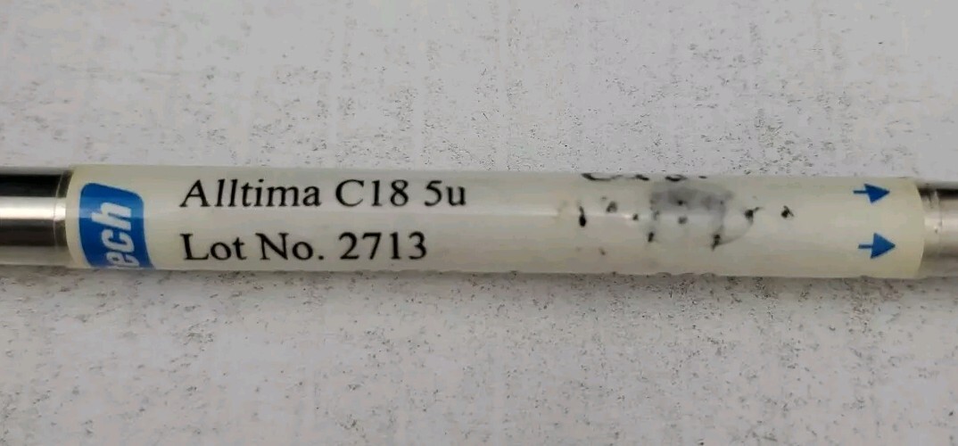 Alltech Alltima HPLC Column C18 5µm 4.6 X 250mm #88056 for sale online ...