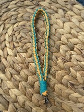 boho macrame wristlet Handmade Braided Keychain