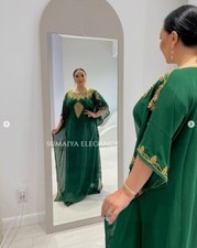 SALE New Moroccan Dubai Kaftans Farasha Abaya Dress Very Fancy Long Gown SE 1196