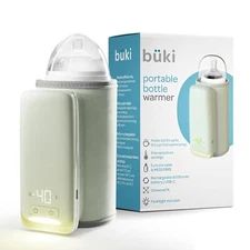 Büki Portable Bottle Warmer for Breastmilk or Baby Formula -With Charger
