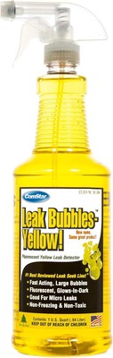 ComStar Leak Bubbles Yellow HVAC & Gas Detector, Fastest-Acting Leak Detector...