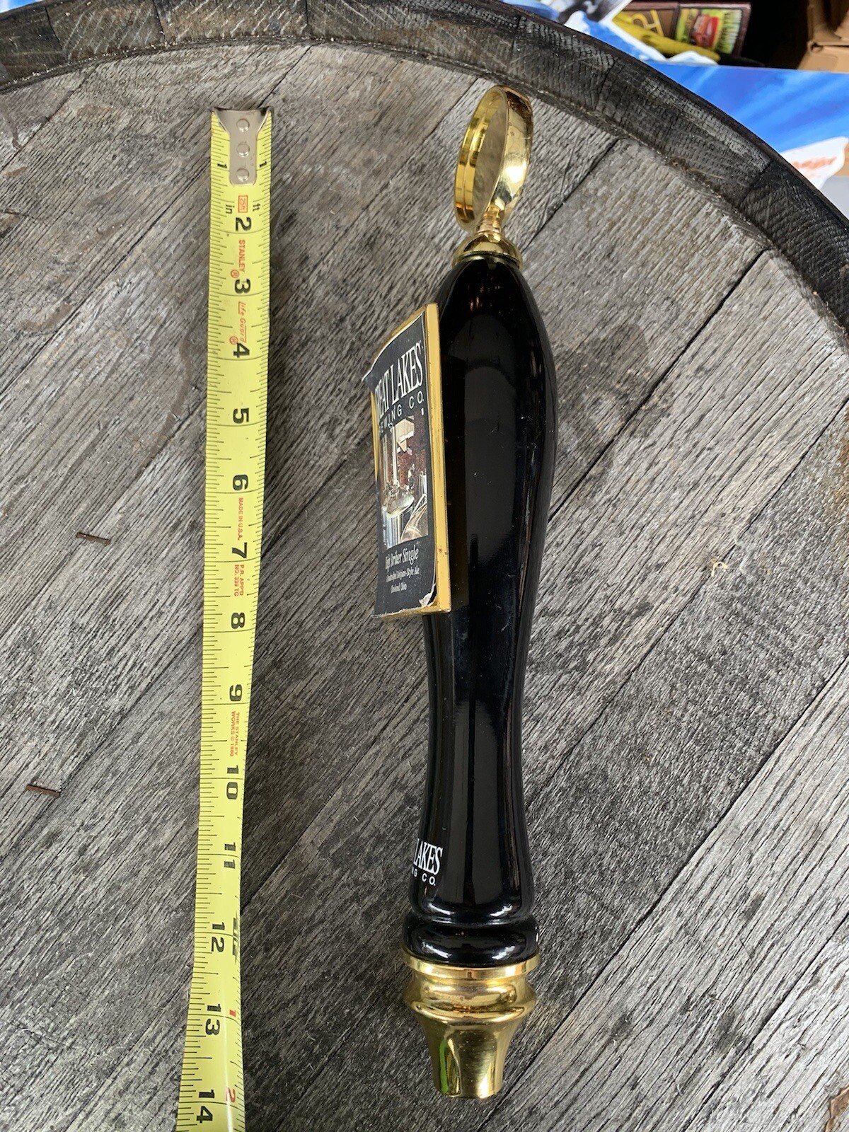 Rare Great Lakes Brewing Company High Striker Single Belgian Beer Tap Handle