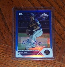 2023 Pro Debut Base Auto Blue #PD-150 Will Rudy 100/150 - ACL Brewers