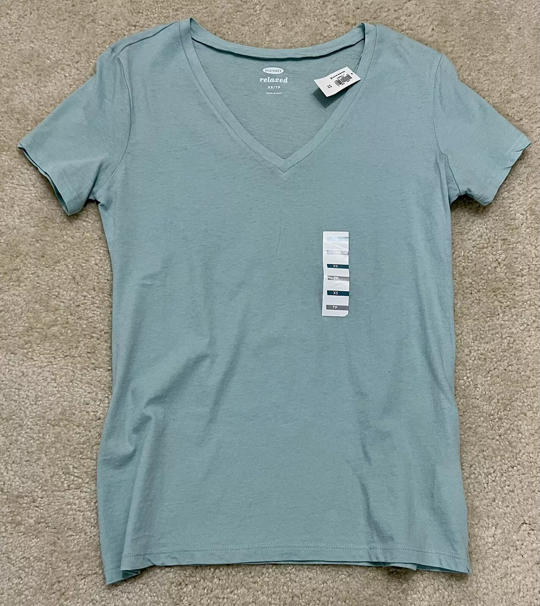 Old navy relaxed v neck tee sales